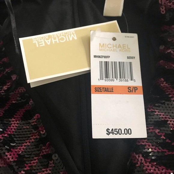 MICHEAL KORS party silver sequin dress size xxs  💗💕💗 - Picture 10 of 10